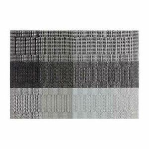 Kraftware EveryTable Bamboo Placemat in Silver/Black (Set of 12)